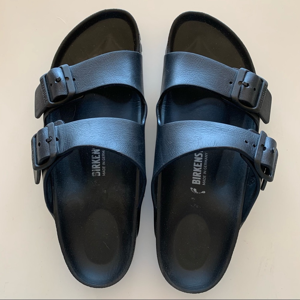 Birkenstock Black Plastic Sandals Size 40 or 9.5